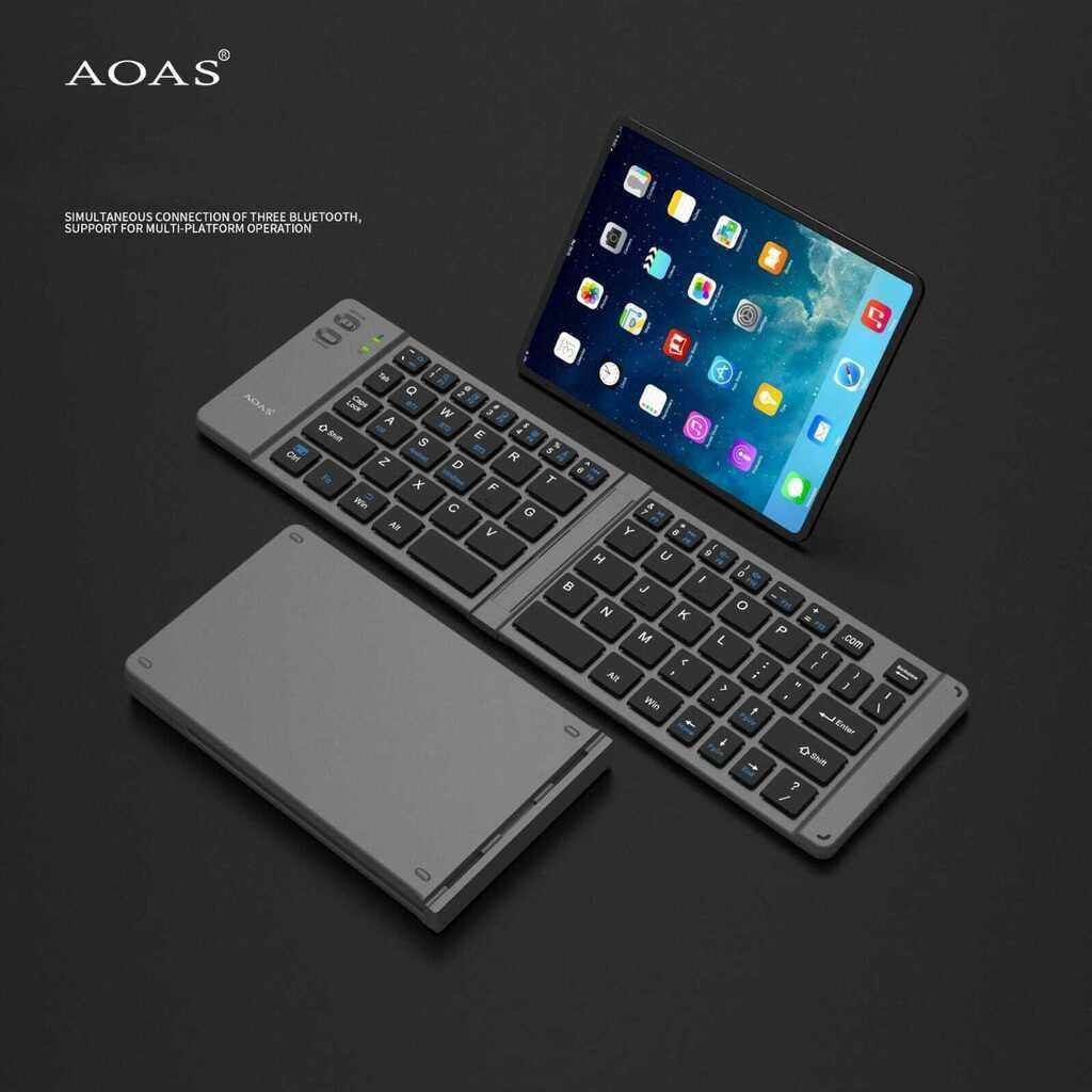 TECLADO INALÁMBRICO PLEGABLE A-1006